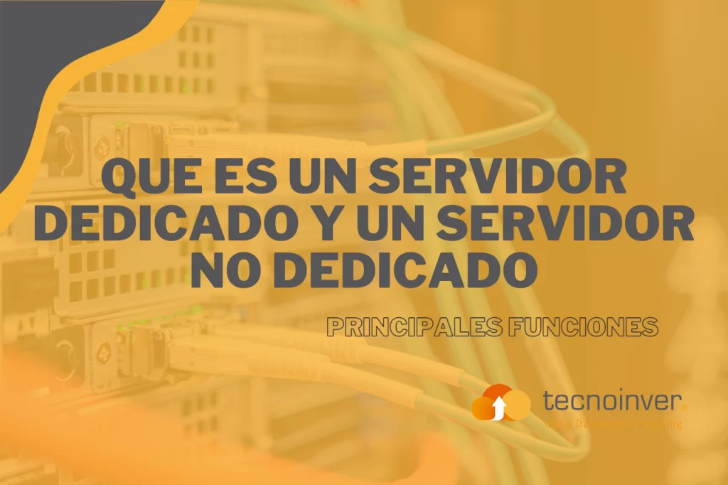 Servidor Dedicado y no dedicado Tecnoinver