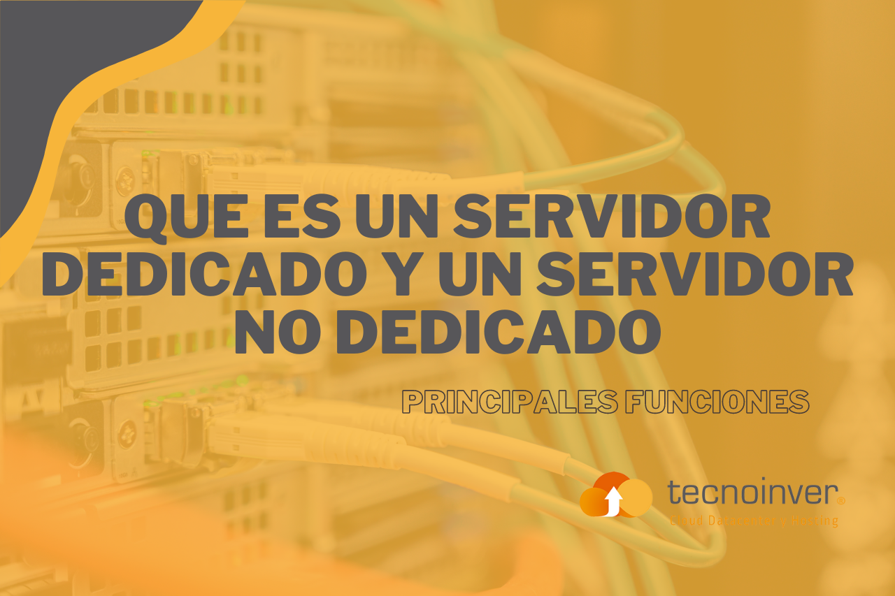 Servidor Dedicado y no dedicado Tecnoinver