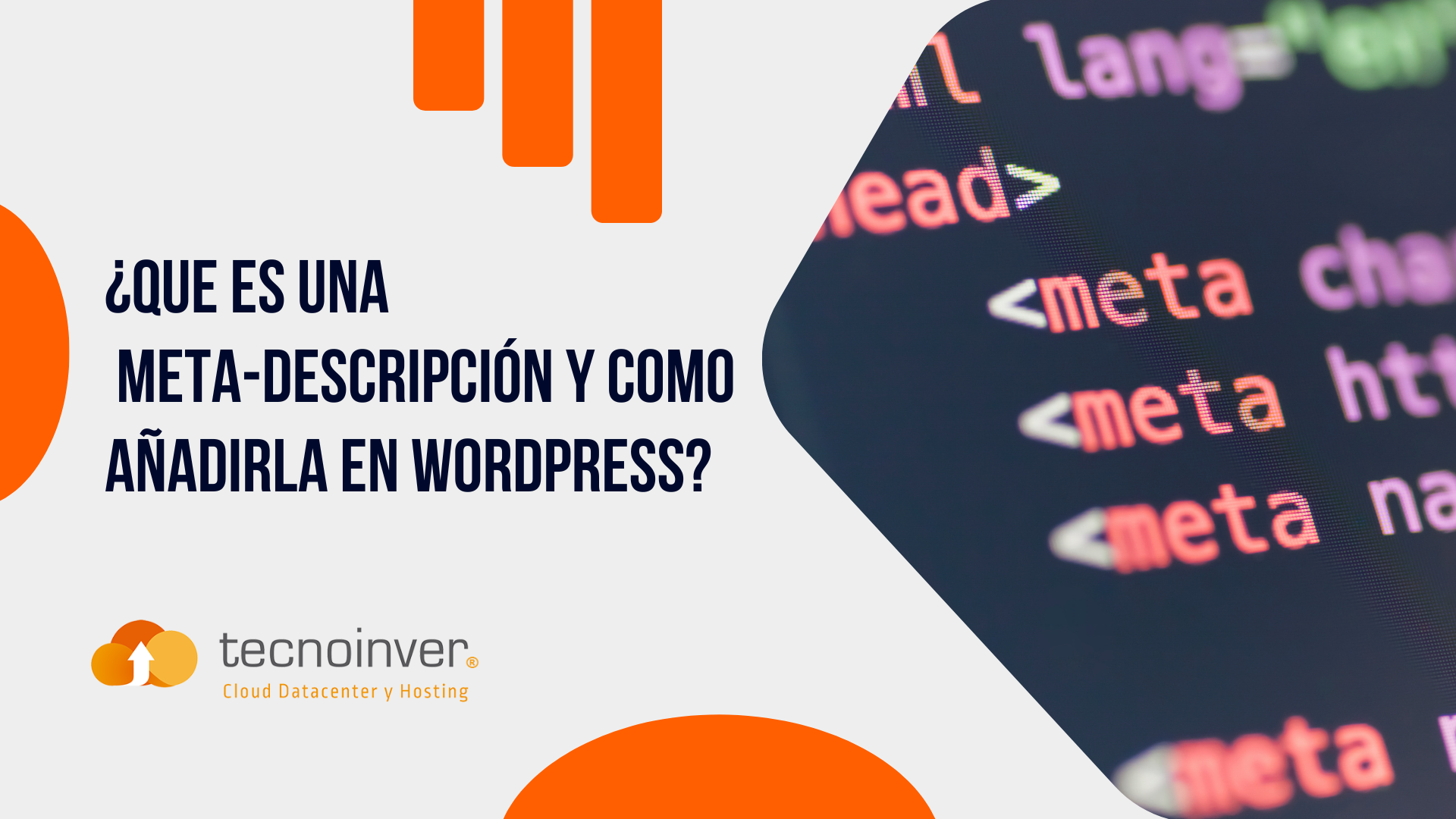 Meta descripción, cómo aÃ±adirla en wordpress- Tecnoinver