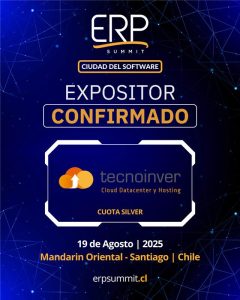 Banner ERP Summit Chile 2025 - Expositor Tecnoinver