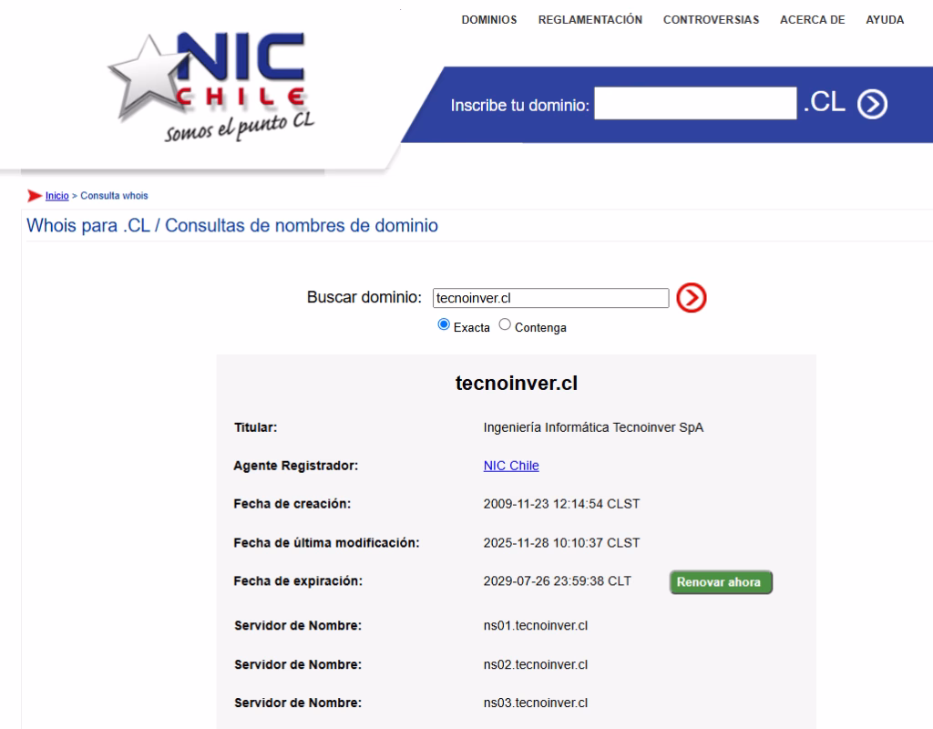 NIC Chile